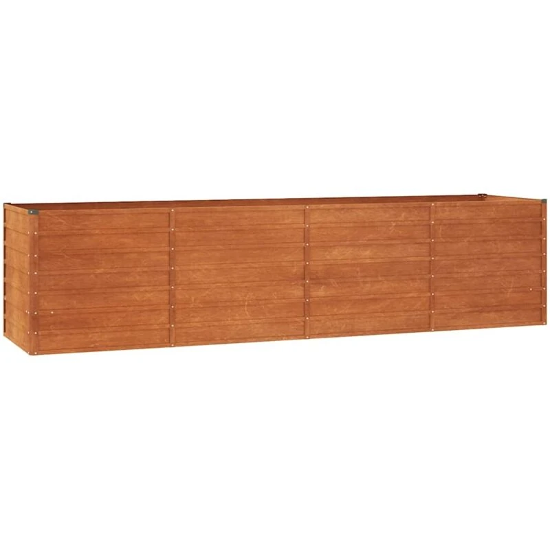 Image of VIDAXL Garden Raised Bed Rusty 320x80x77cm Corten Steel Vidaxl 8720287069867