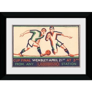 Image of Transport For London Wembley 50 x 70 Framed Collector Print