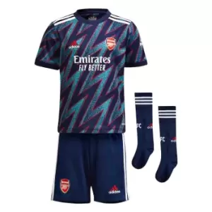 Image of Arsenal 2021-2022 Third Mini Kit