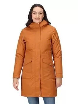 Image of Regatta Romine Waterproof Insulated Jacket - Copper, Copper, Size 26, Women