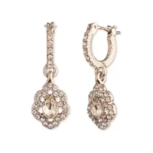 Image of Marchesa Jewellery Pear Hoop Drop Earrings