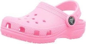 Image of Crocs CLASSIC CLOG K Girls Childrens Clogs (Shoes) in Pink - Sizes 11 kid,13 kid,1 kid,3 kid,4 toddler,7 toddler,10 kid,12 kid,2 kid,6 toddler,4 toddl