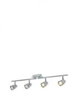 Image of 4-Spotight Ceiling Light Bar ; Chrome