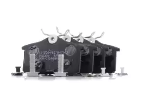 Image of RIDEX Brake pad set Rear Axle 402B1389 Brake pads,Brake pad set, disc brake VW,AUDI,FORD,Golf IV Schragheck (1J1),Golf V Schragheck (1K1),POLO (9N_)