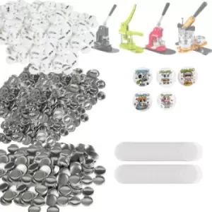 Image of VEVOR 1" 25mm Button Badge Parts Supplies for Button Maker Machine 500 Sets
