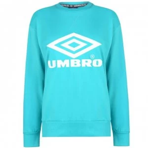 Image of Umbro Umbro Womens Logo Crew Sweater - Ceramic/White