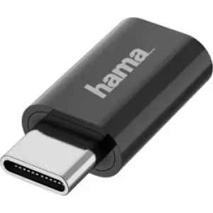 Image of Hama USB 2.0 Adapter [1x Micro USB socket - 1x USB-C plug]