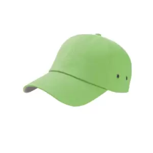 Image of Atlantis Action 6 Panel Chino Baseball Cap (One Size) (Green)