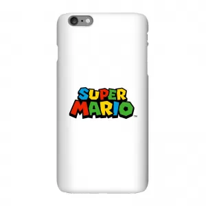 Image of Nintendo Super Mario Colour Logo Phone Case - iPhone 6 Plus - Tough Case - Gloss