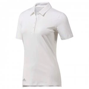 Image of adidas Ultra 365 Short Sleeve Polo Shirt Ladies - White