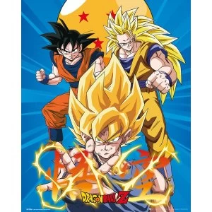 Image of Dragon Ball Z 3 Gokus Mini Poster