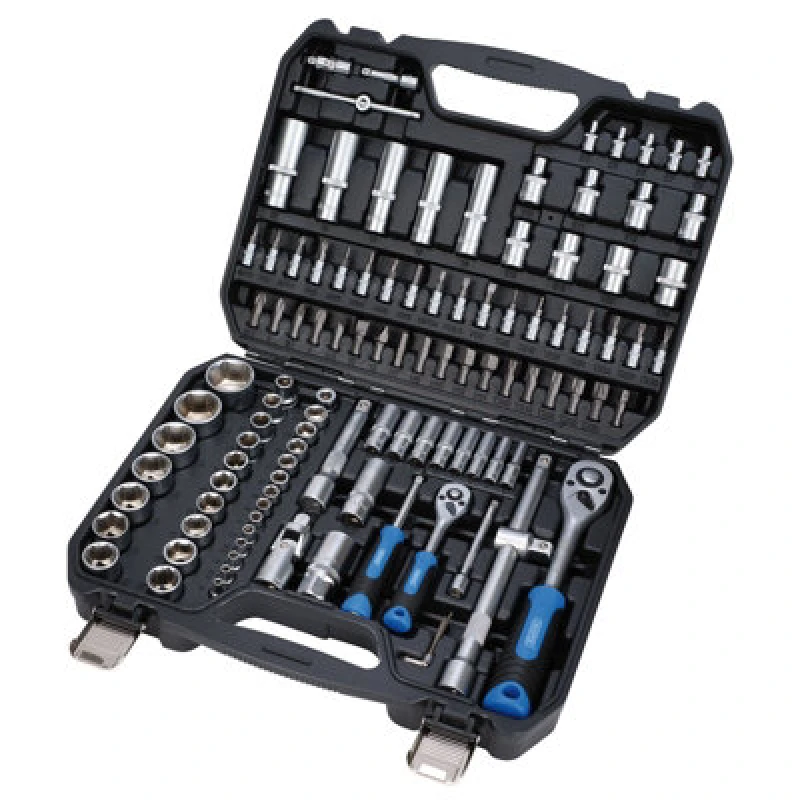 Image of Draper HI TORQ 110 Piece Combination Drive Socket and Bit Set 24230 Drive: Combination