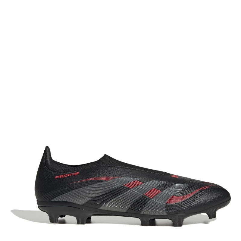 Image of adidas Predator League Laceless Firm Ground Football Boots - Black 9