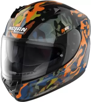 Image of Nolan N60-6 Foxtrot Helmet, black-orange, Size S, black-orange, Size S