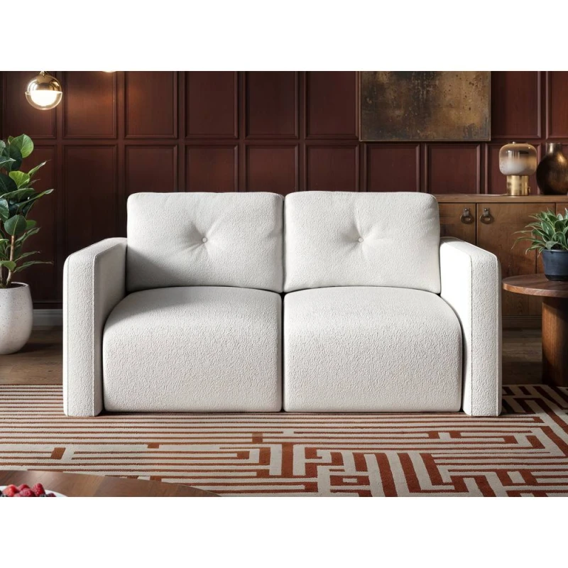 Image of Solace+Co Wilfie 2 Seater Chenille Sofa in Beige Beige Unisex