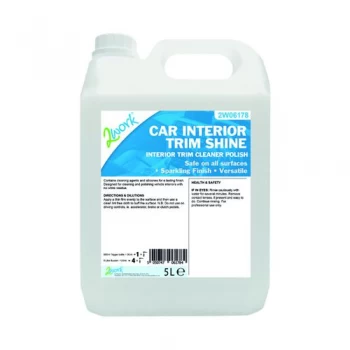 Image of 2Work Car Interior Trim Shine 5L 604