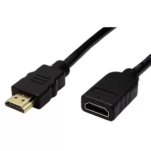 Image of HDMI 1.4 (M) to DVI-D (M) 2m Black OEM Display Cable