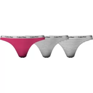Image of Calvin Klein THONG 3PK (FF) - Multi