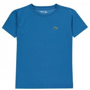 Image of Lacoste Junior Boys Basic Logo T Shirt - Utramarine QPT