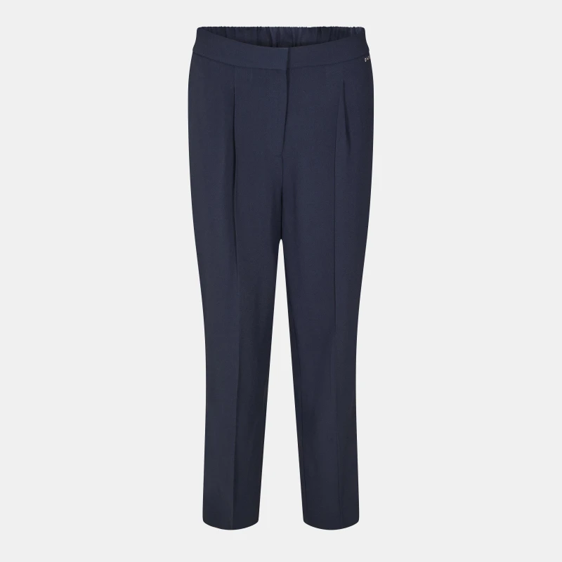 Image of Boss Talosa Straight Leg Trousers Open Blue female 6 (XS)