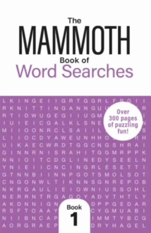 Image of The Mammoth Book of Word Searches 1 : Over 250 Pages of Puzzling Fun Paperback / softback