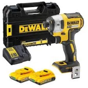 Image of DEWALT DCF888D2B 18v XR Cordless Brushless Tool Connect Impact Driver 2 x 2ah Li-ion Charger Case
