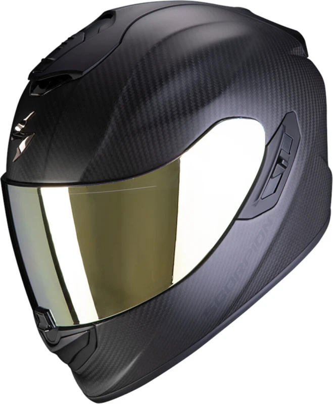 Image of Scorpion EXO-1400 EVO II Carbon Air Solid Black Full Face Helmet Size XL