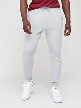 Image of Reebok Logo Joggers - Grey, Size L, Men