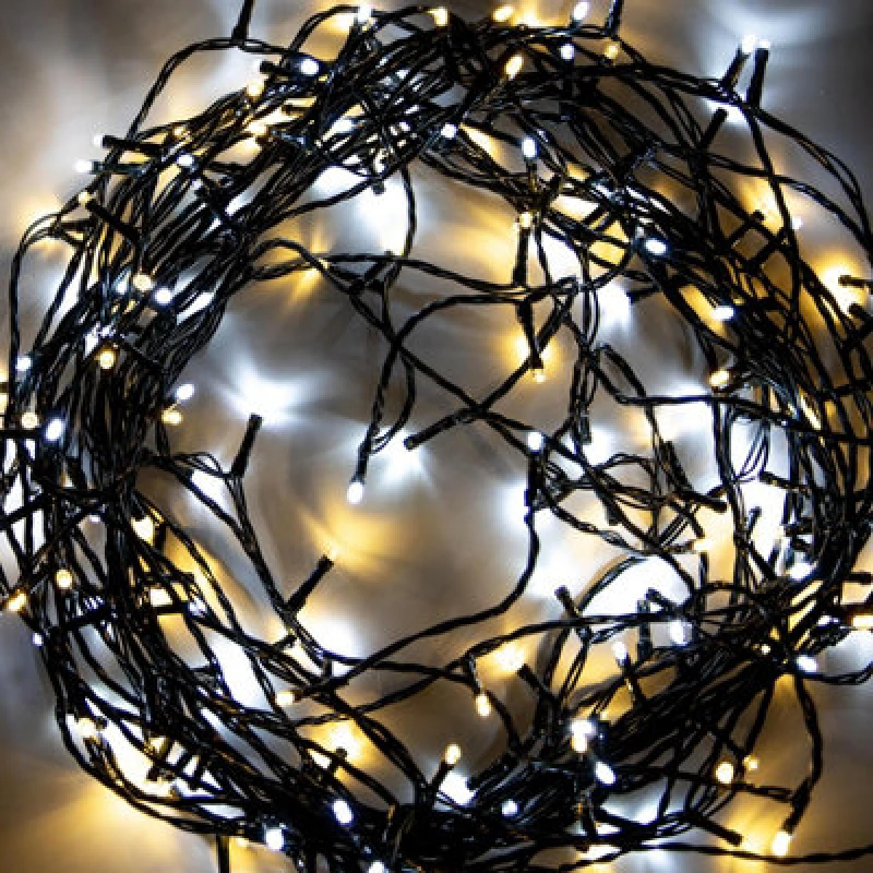 Image of Shatchi 200Leds Christmas Tree Fairy String Lights 20M Lit - Multifunction 8 Light Modes