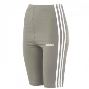 Image of adidas Essential 3S Shorts Womens - Legacy Green