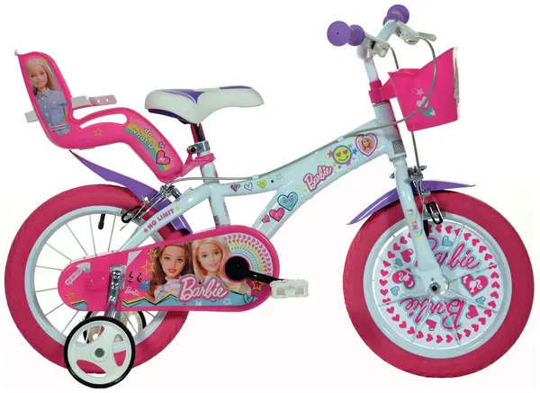 Image of Dino Bikes Dino Bikes Barbie 16" Wheel Size Bike - Pink