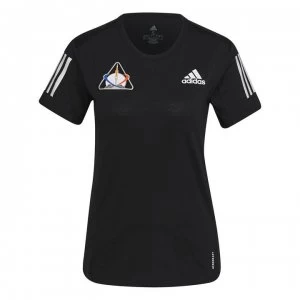 Image of adidas Space Race Running T Shirt Ladies - Black