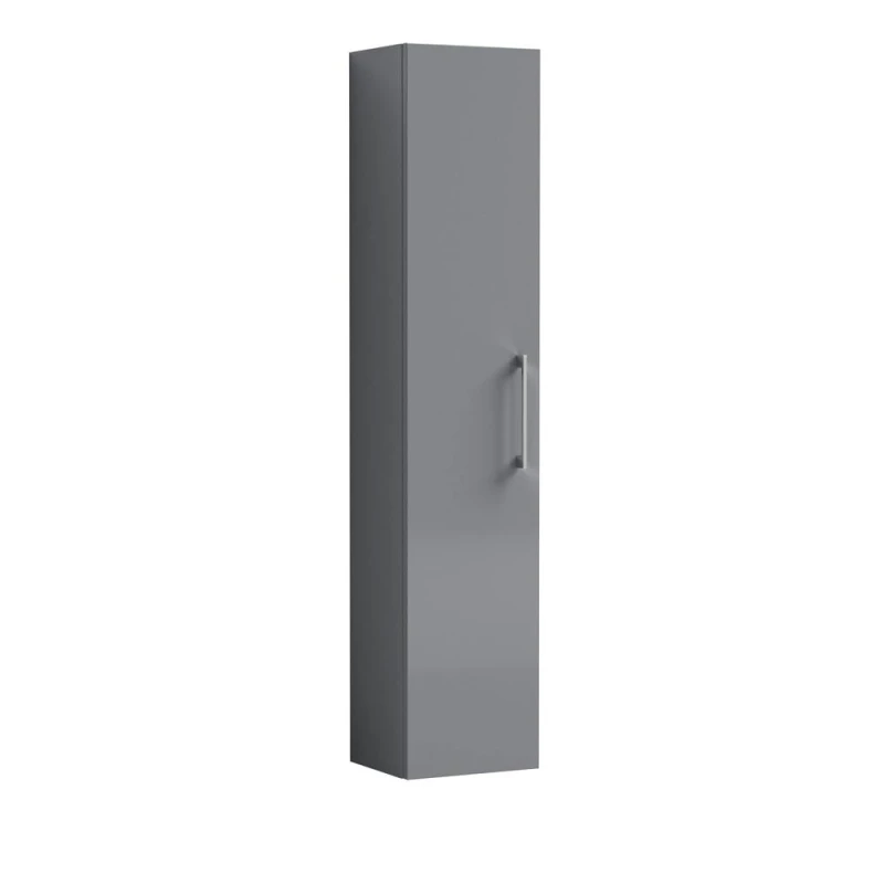 Image of Balterley 300 mm Tall Wall Hung Unit, Satin Grey Finish Grey Unisex