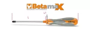Image of Beta Tools 1299HS H-Safe Tethered Pozi Driv Screwdriver PZ3 012994009