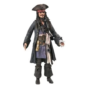 Image of Pirates of the Caribbean Deluxe Action Figure Jack Sparrow 18 cm