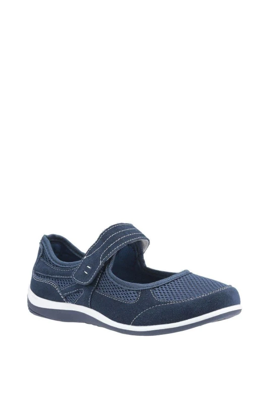 Image of Fleet & Foster Morgan Touch Fastening Shoe Navy female