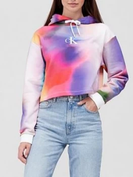 Image of Calvin Klein Jeans Calvin Klein Jeans Pride Hoodie, Multi, Size XS, Women