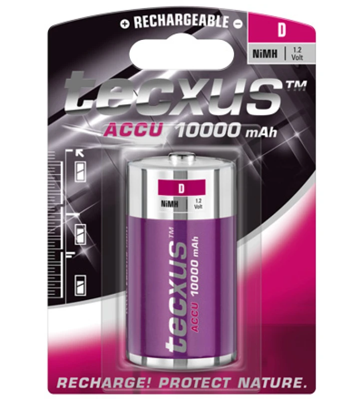 Image of Tecxus D 10Ah NiMH 1-BL Rechargeable battery Nickel-Metal Hydride (NiM