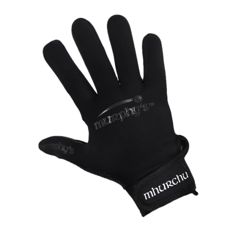 Image of Murphys Gaelic Gloves in Black Size: 4 Years Black Unisex 4 Years