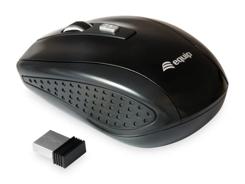 Image of Equip 245104 mouse Travel Ambidextrous RF Wireless Optical 1600 DPI