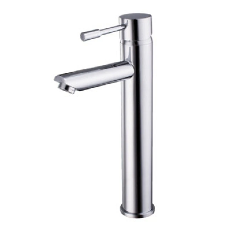Image of Balterley Round Tall Lever Mono Basin Mixer Tap Chrome Silver
