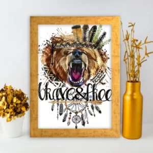 Image of AC597755813 Multicolor Decorative Framed MDF Painting