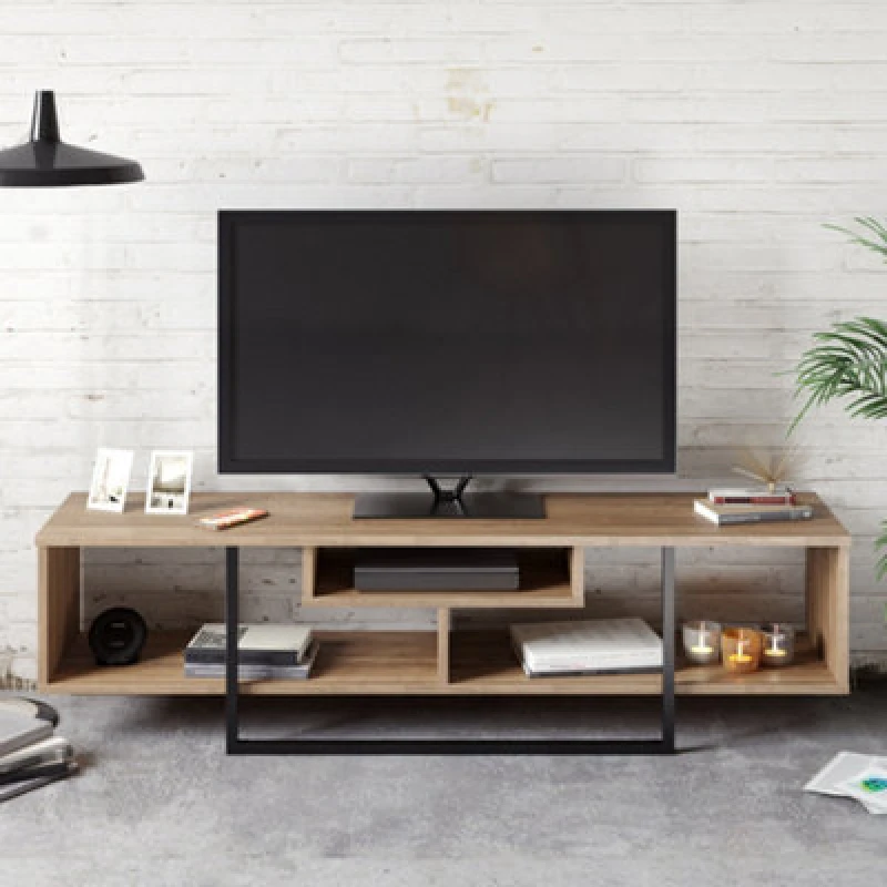 Image of Decorotika Astona TV Stand TV Unit for TVs up to 65" Walnut