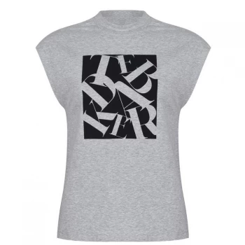 Image of Ted Baker Ida Sleeveless Tee - Grey marl