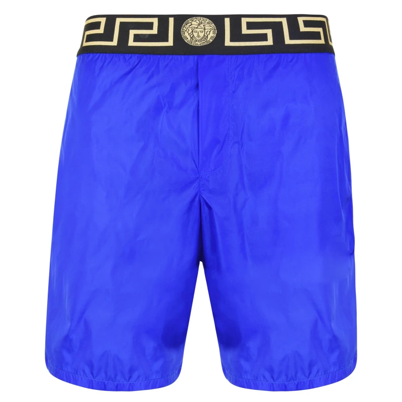 Image of Versace Icon Swim Shorts Blu/Gld A85K male 2XL