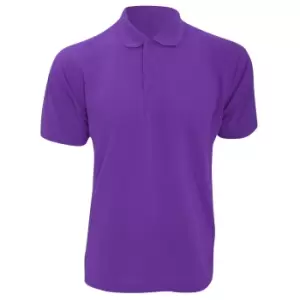 Image of Kustom Kit Mens Klassic Superwash Short Sleeve Polo Shirt (M) (Purple)