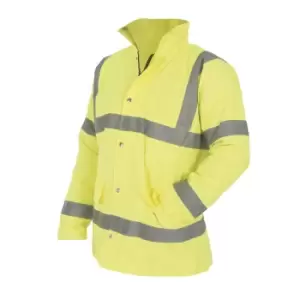 Image of Yoko Mens Hi-Vis Road Safety Jacket (M) (Hi-Vis Yellow)