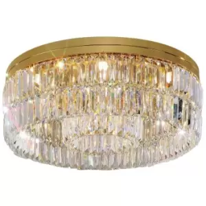Image of Kolarz PRISMA - Designer Crystal Ceiling Light Polished Gold, 12x G9