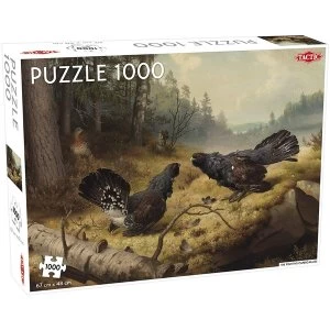 Image of Fighting Capercailles 1000 Piece Jigsaw Puzzle