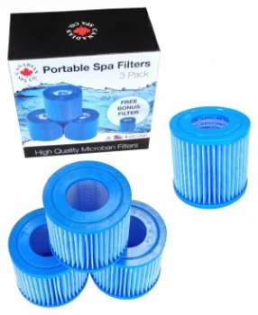 Image of Canadian Spa Portable Filter Set 4 Pack